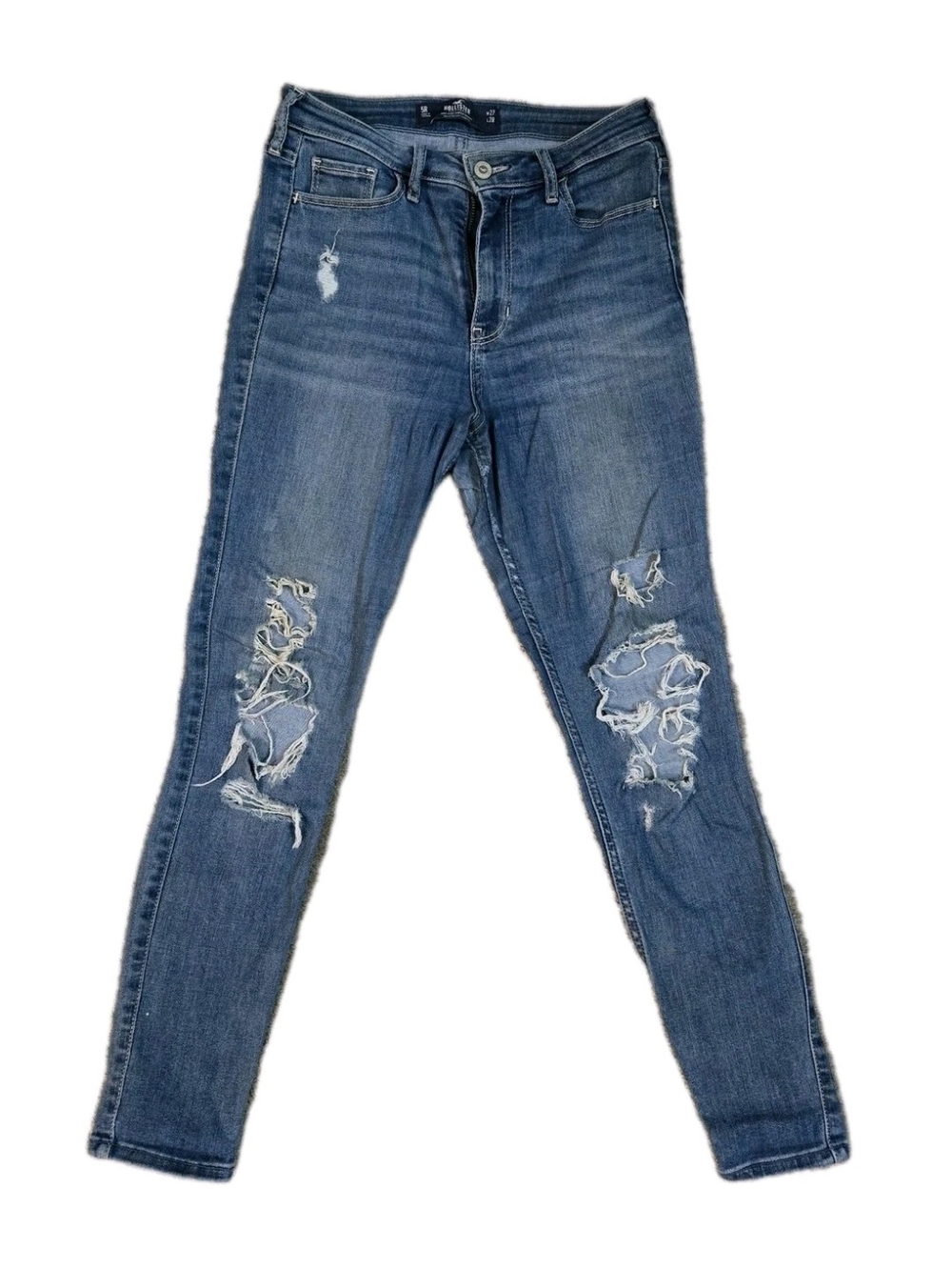 Hollister High Rise Super Skinny Distressed Jeans 5R W27